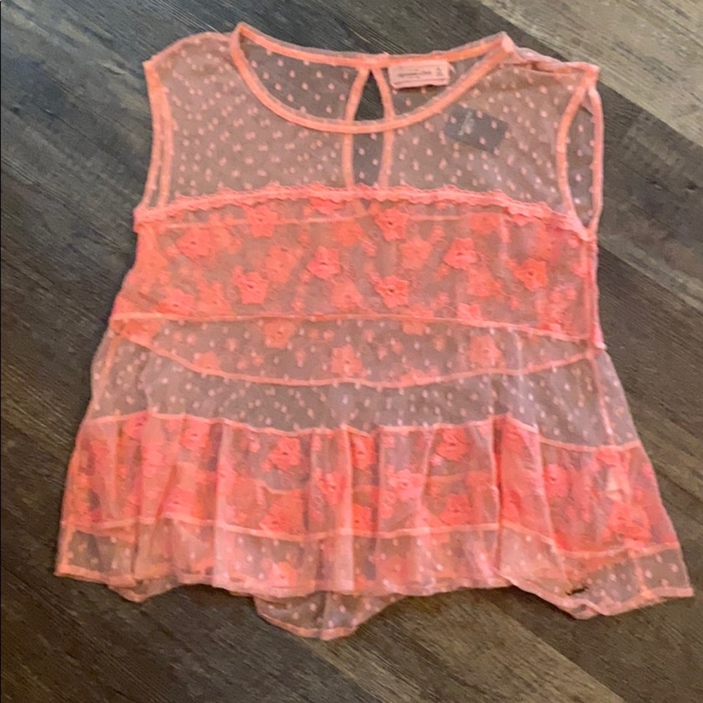 SHEER ABERCROMBIE AND FITCH SHIRT